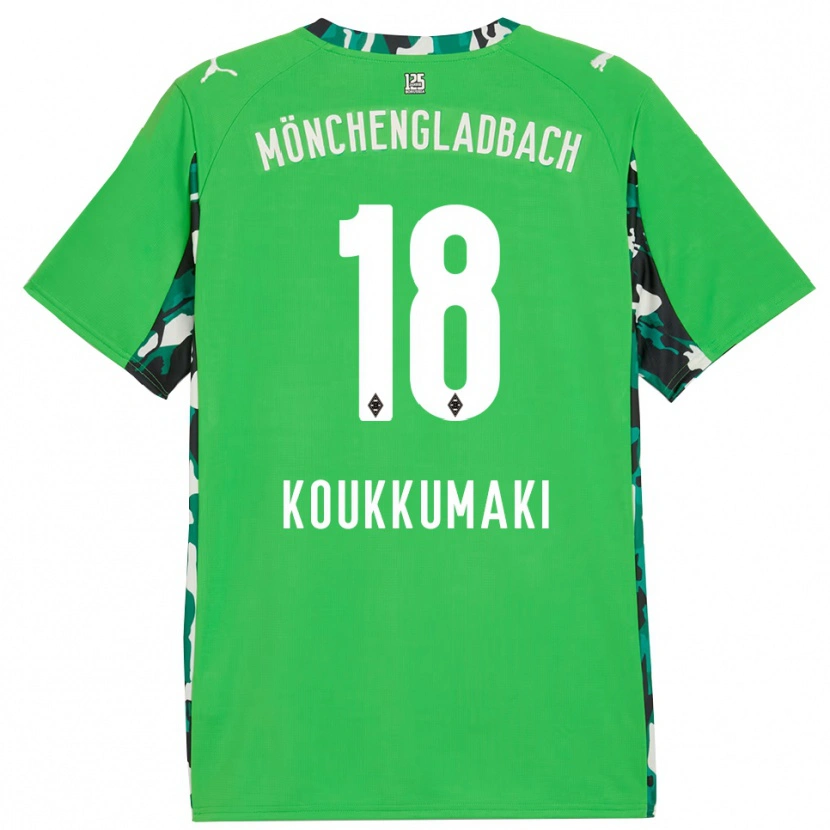 Danxen Herren Taavi Koukkumäki #18 Grün Schwarz Auswärtstrikot Trikot 2025/26 T-Shirt Österreich