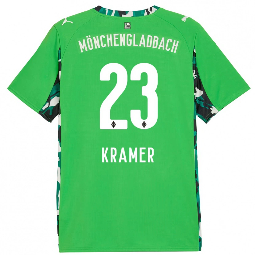 Danxen Herren Christoph Kramer #23 Grün Schwarz Auswärtstrikot Trikot 2025/26 T-Shirt Österreich