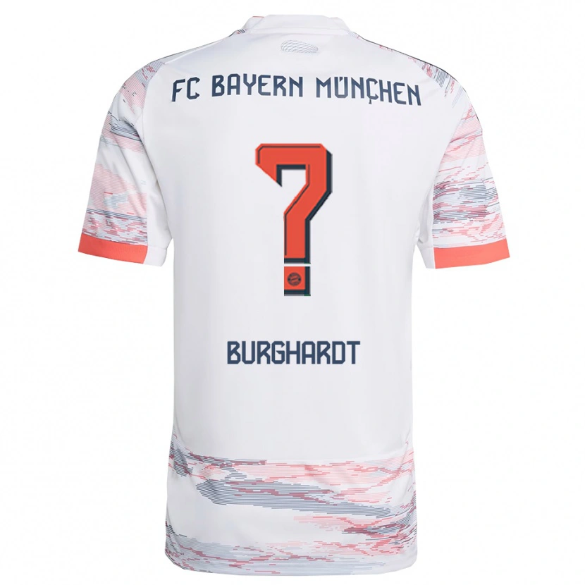 Danxen Herren Piet Burghardt #0 Weiß Grau Auswärtstrikot Trikot 2025/26 T-Shirt Österreich