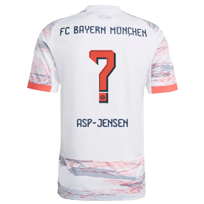 Danxen Herren Jonathan Asp-Jensen #0 Weiß Grau Auswärtstrikot Trikot 2025/26 T-Shirt Österreich