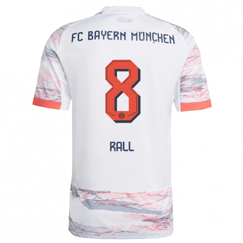Danxen Herren Maximiliane Rall #8 Weiß Grau Auswärtstrikot Trikot 2025/26 T-Shirt Österreich