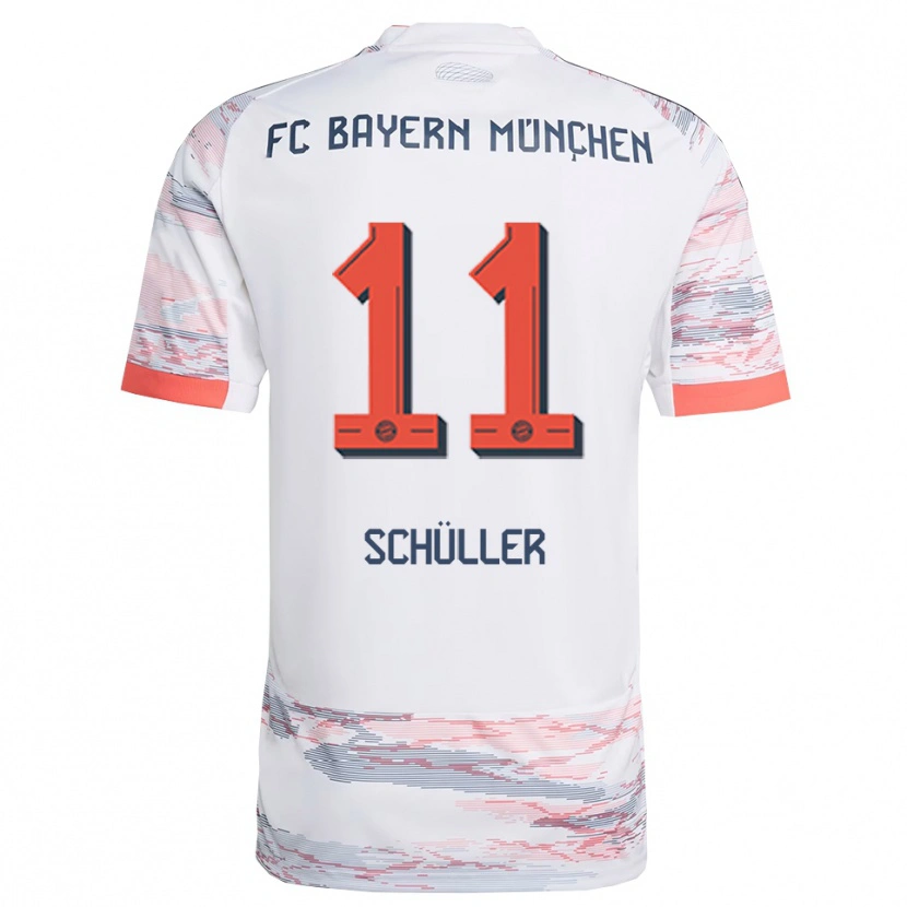Danxen Herren Lea Schüller #11 Weiß Grau Auswärtstrikot Trikot 2025/26 T-Shirt Österreich