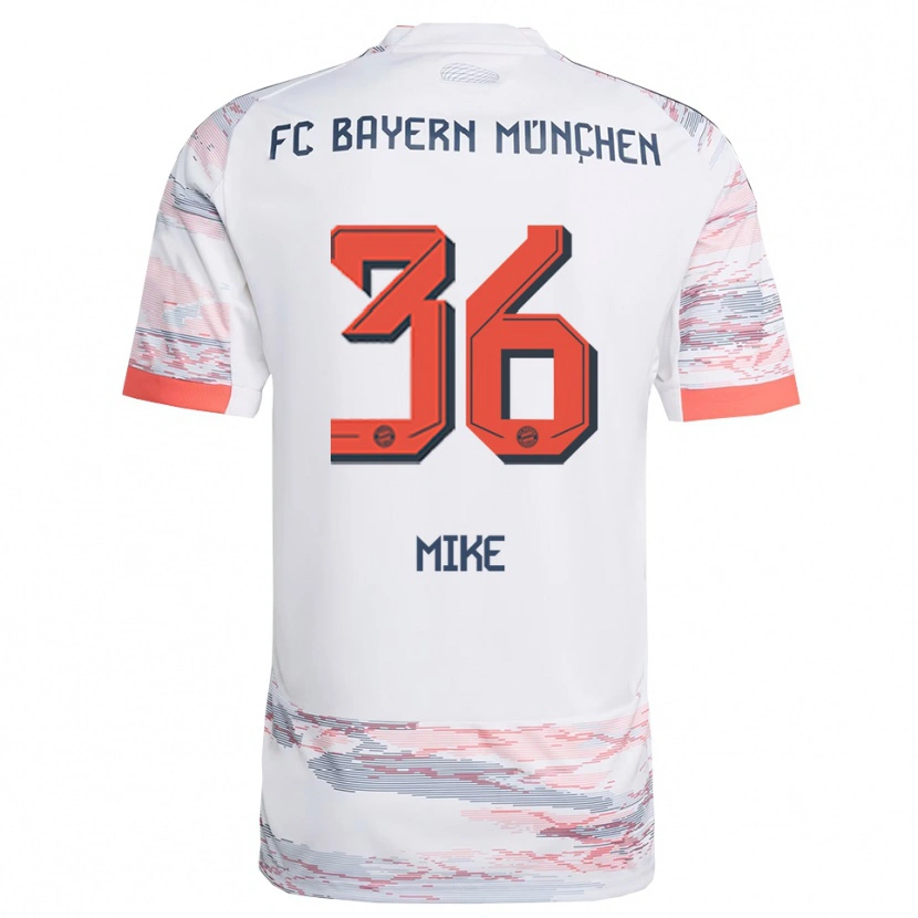 Danxen Herren Wisdom Mike #36 Weiß Grau Auswärtstrikot Trikot 2025/26 T-Shirt Österreich