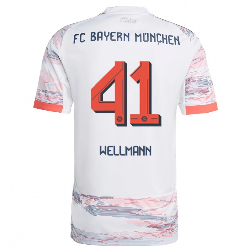 Danxen Herren Anna Wellmann #41 Weiß Grau Auswärtstrikot Trikot 2025/26 T-Shirt Österreich