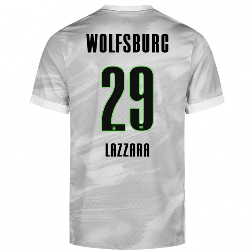 Danxen Herren Luan Lazzara #29 Grau Weiß Auswärtstrikot Trikot 2025/26 T-Shirt Österreich
