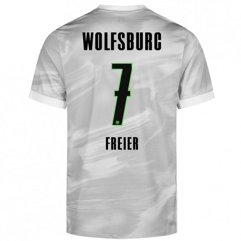 Danxen Herren Sharn Freier #7 Grau Weiß Auswärtstrikot Trikot 2025/26 T-Shirt Österreich