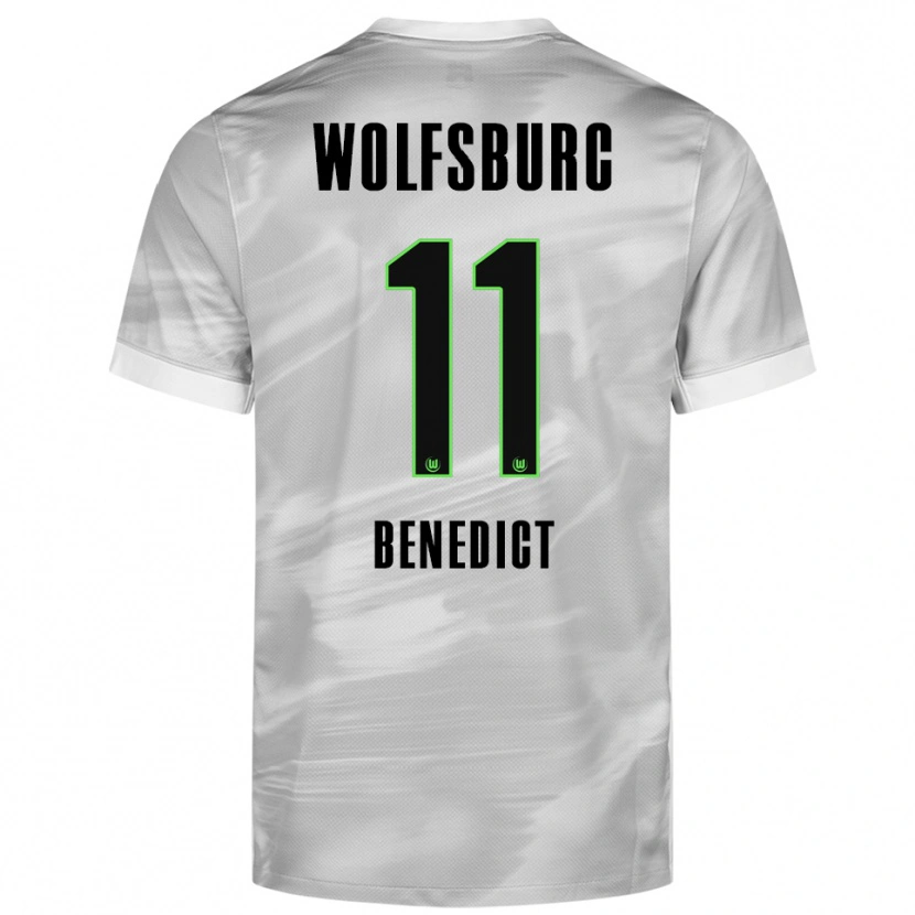 Danxen Herren Trevor Benedict #11 Grau Weiß Auswärtstrikot Trikot 2025/26 T-Shirt Österreich