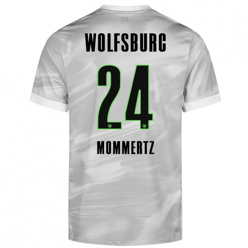Danxen Herren Benjamin Mommertz #24 Grau Weiß Auswärtstrikot Trikot 2025/26 T-Shirt Österreich