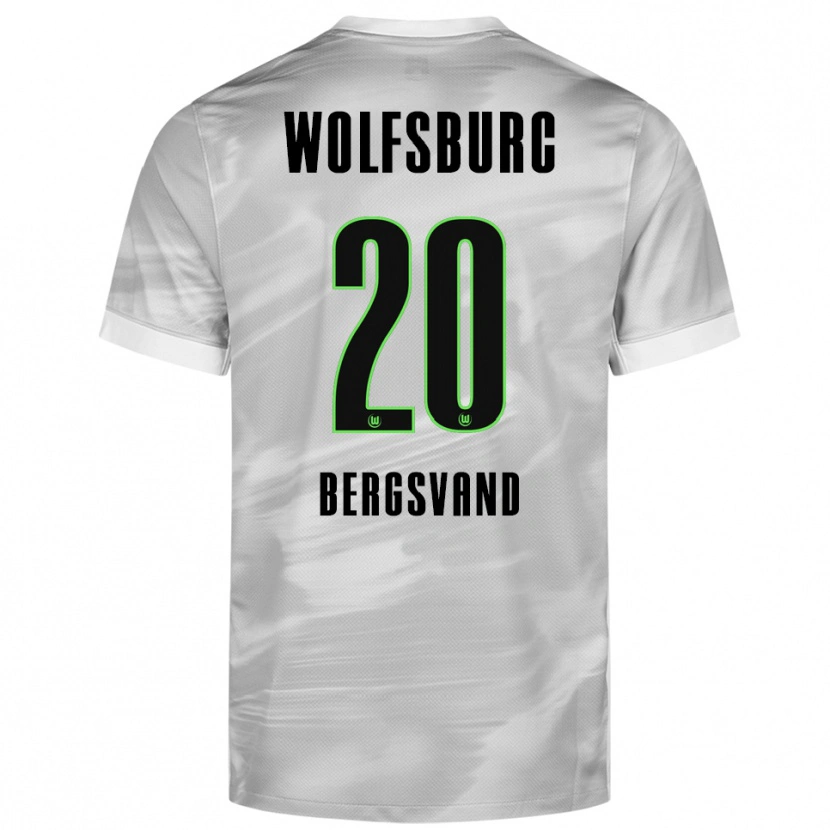 Danxen Herren Guro Bergsvand #20 Grau Weiß Auswärtstrikot Trikot 2025/26 T-Shirt Österreich