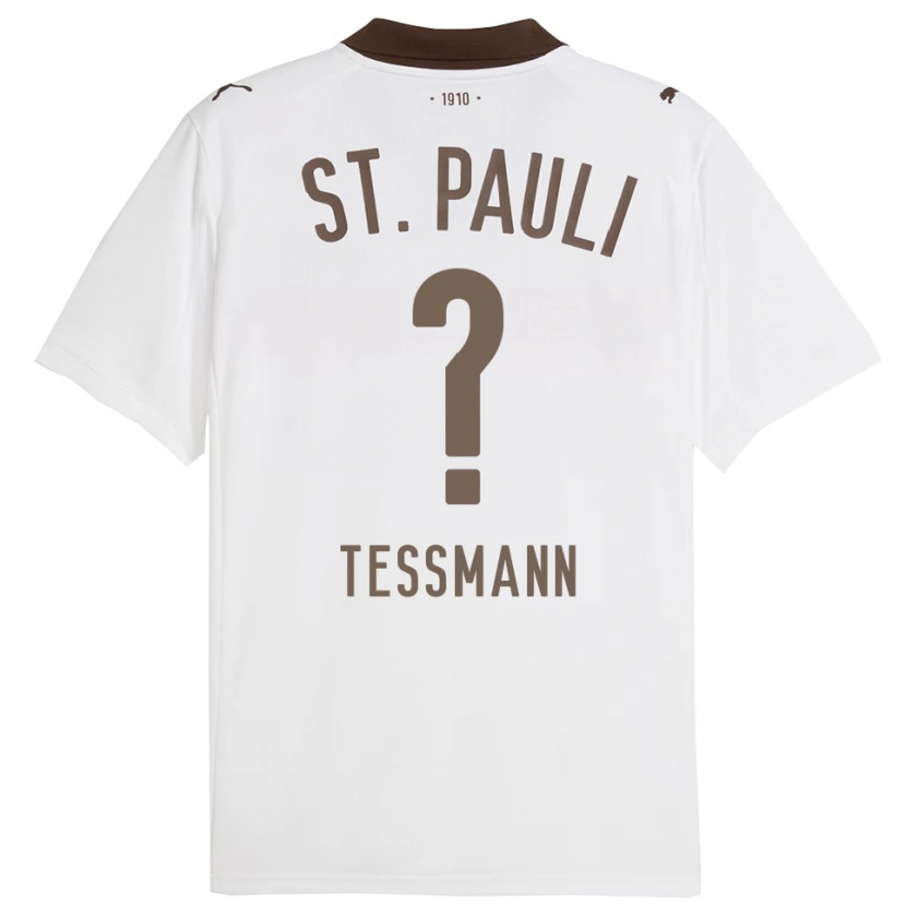 Danxen Herren Niklas Teßmann #0 Weiß Rot Auswärtstrikot Trikot 2025/26 T-Shirt Österreich