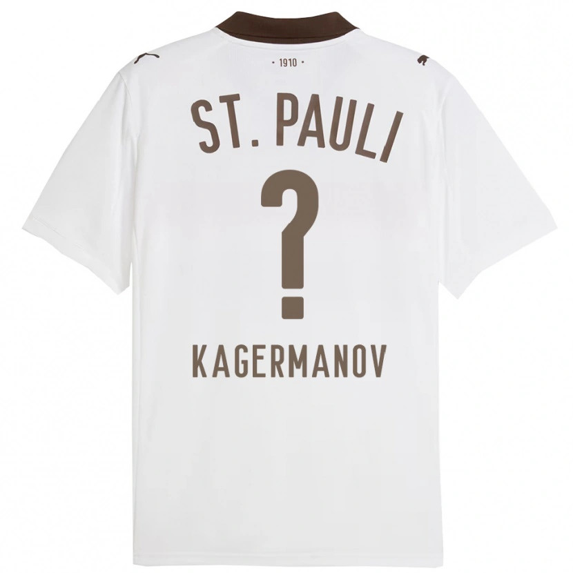 Danxen Herren Muslim Kagermanov #0 Weiß Rot Auswärtstrikot Trikot 2025/26 T-Shirt Österreich