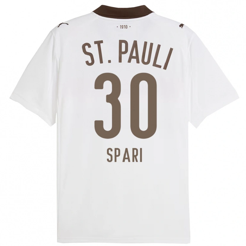Danxen Herren Simon Spari #30 Weiß Rot Auswärtstrikot Trikot 2025/26 T-Shirt Österreich