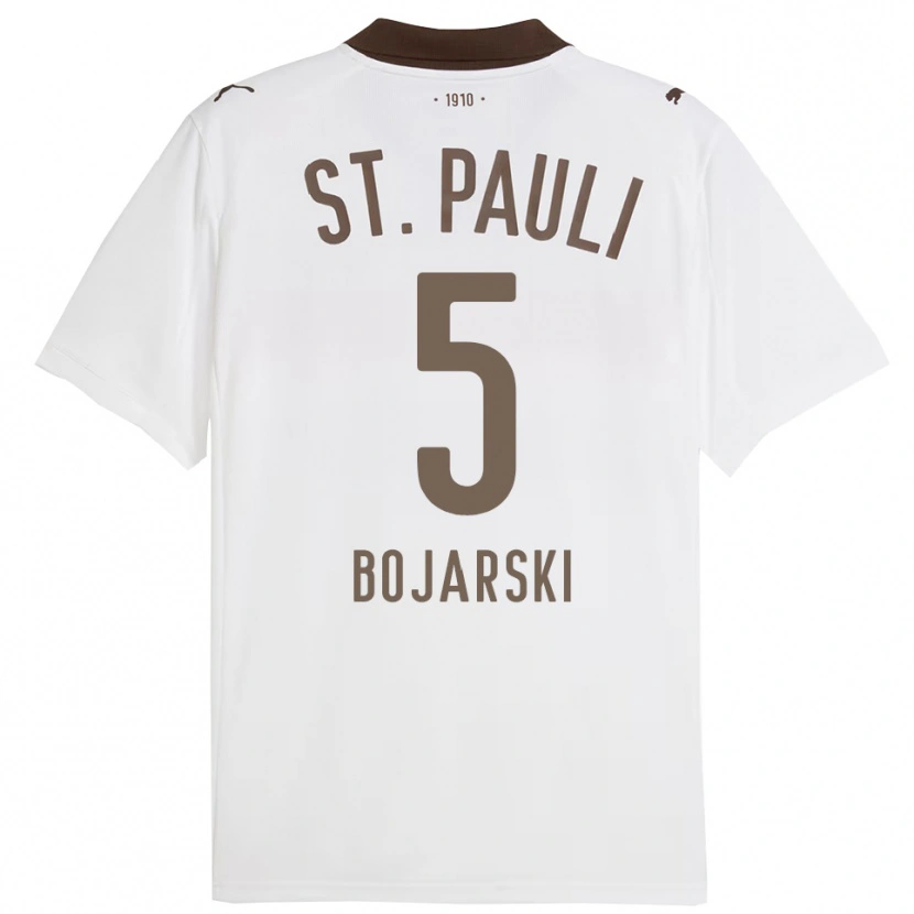 Danxen Herren Tetje Bojarski #5 Weiß Rot Auswärtstrikot Trikot 2025/26 T-Shirt Österreich