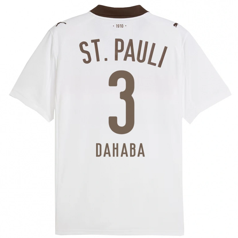 Danxen Herren Muhammad Dahaba #3 Weiß Rot Auswärtstrikot Trikot 2025/26 T-Shirt Österreich