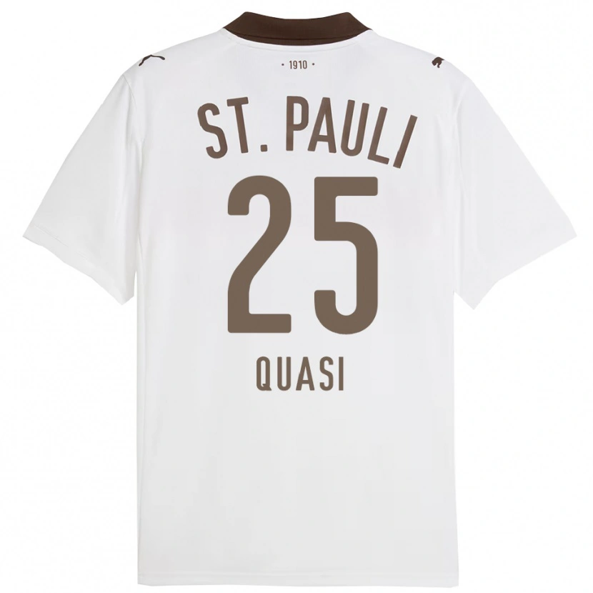 Danxen Herren Evans Quasi #25 Weiß Rot Auswärtstrikot Trikot 2025/26 T-Shirt Österreich
