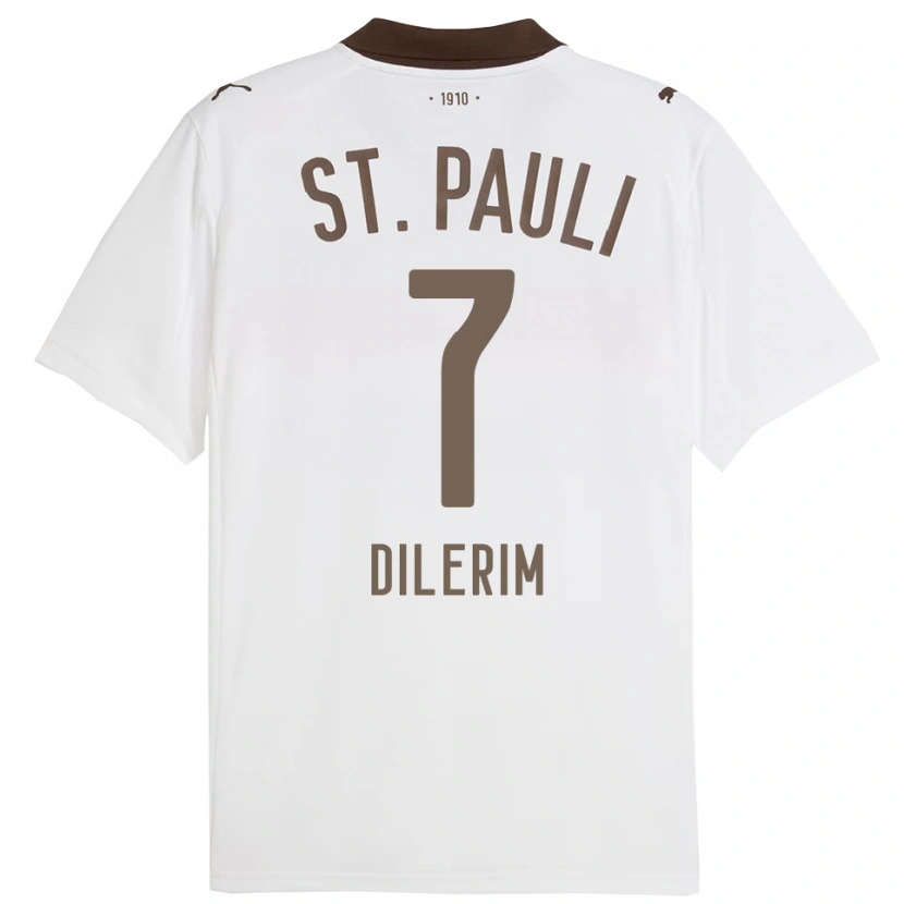 Danxen Herren Taylan Dilerim #7 Weiß Rot Auswärtstrikot Trikot 2025/26 T-Shirt Österreich