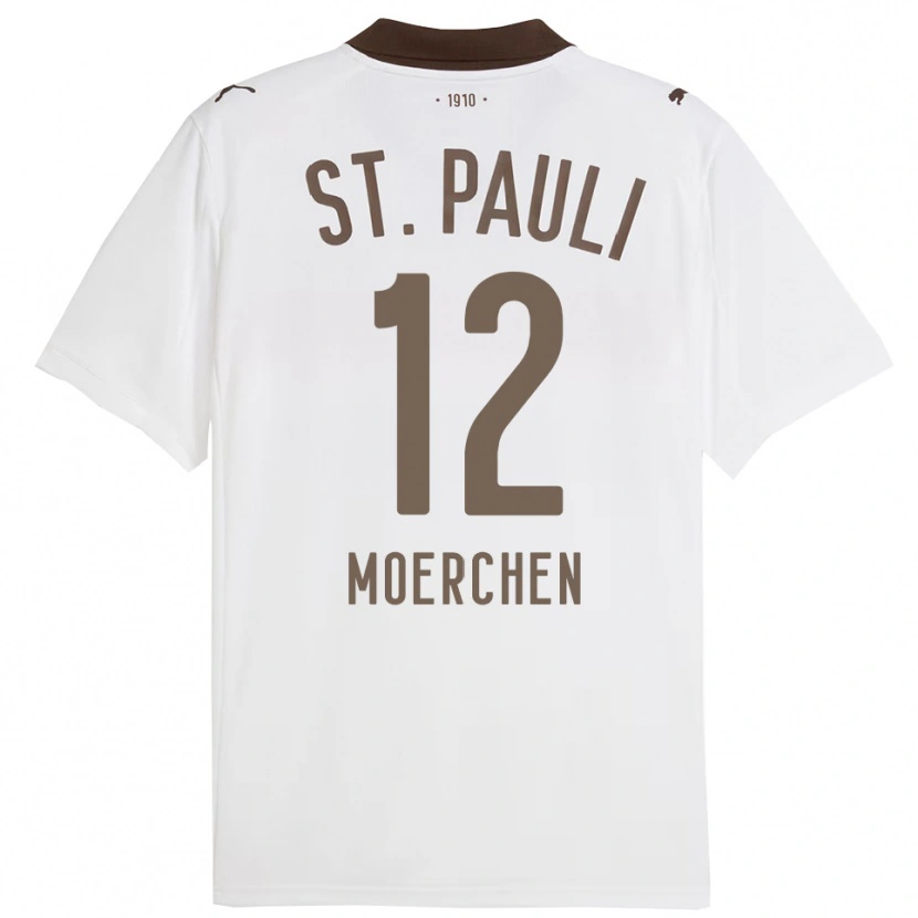Danxen Herren Theo Moerchen #12 Weiß Rot Auswärtstrikot Trikot 2025/26 T-Shirt Österreich