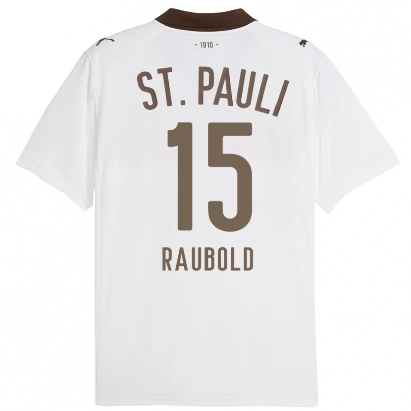 Danxen Herren Jannis Raubold #15 Weiß Rot Auswärtstrikot Trikot 2025/26 T-Shirt Österreich