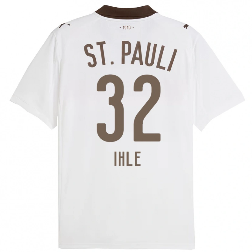 Danxen Herren Friederike Ihle #32 Weiß Rot Auswärtstrikot Trikot 2025/26 T-Shirt Österreich