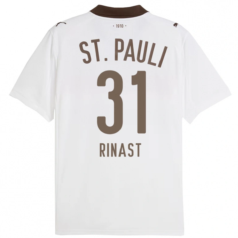 Danxen Herren Rachel Rinast #31 Weiß Rot Auswärtstrikot Trikot 2025/26 T-Shirt Österreich