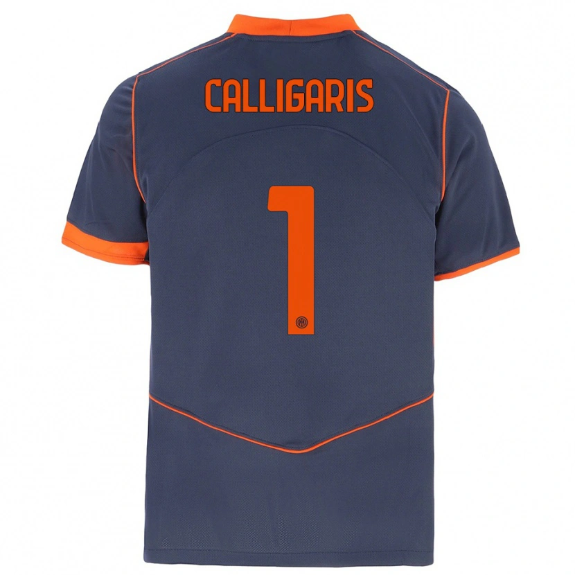 Danxen Herren Alessandro Calligaris #1 Grau Orange Ausweichtrikot Trikot 2025/26 T-Shirt Österreich