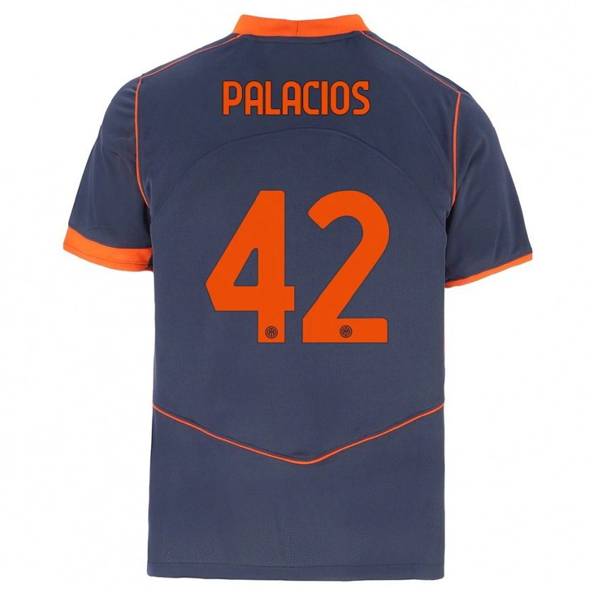 Danxen Herren Tomás Palacios #42 Grau Orange Ausweichtrikot Trikot 2025/26 T-Shirt Österreich
