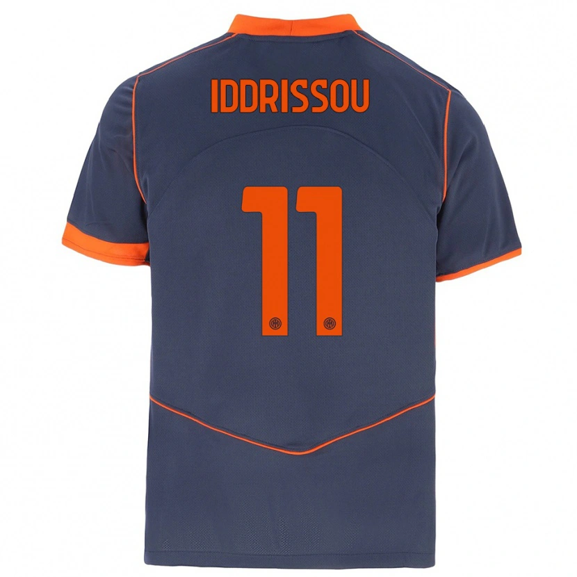 Danxen Herren Jamal Iddrissou #11 Grau Orange Ausweichtrikot Trikot 2025/26 T-Shirt Österreich