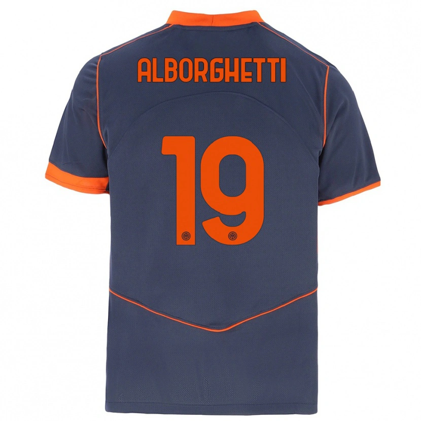 Danxen Herren Lisa Alborghetti #19 Grau Orange Ausweichtrikot Trikot 2025/26 T-Shirt Österreich