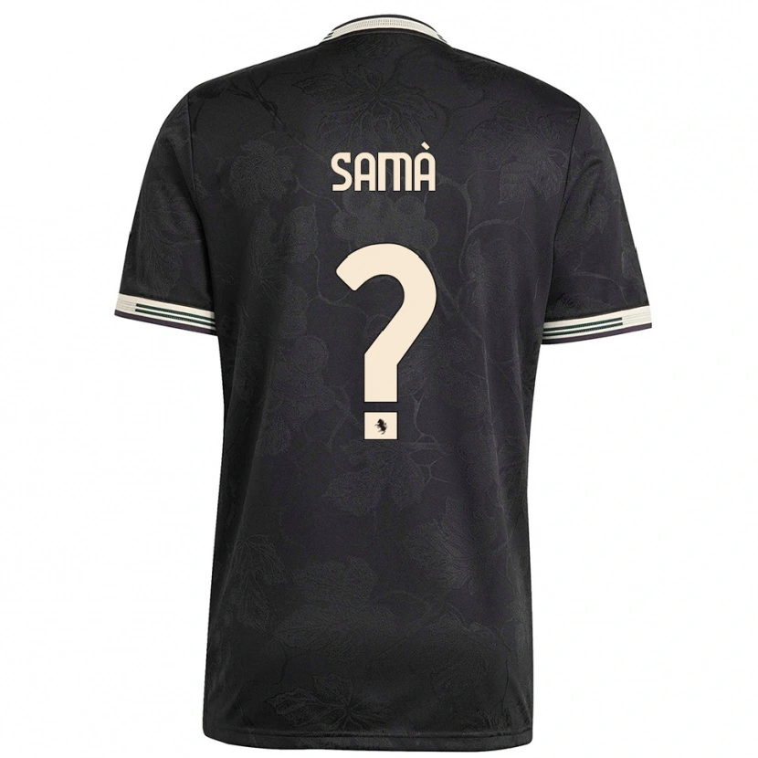 Danxen Herren Alberto Samà #0 Schwarz Weiß Grün Ausweichtrikot Trikot 2025/26 T-Shirt Österreich