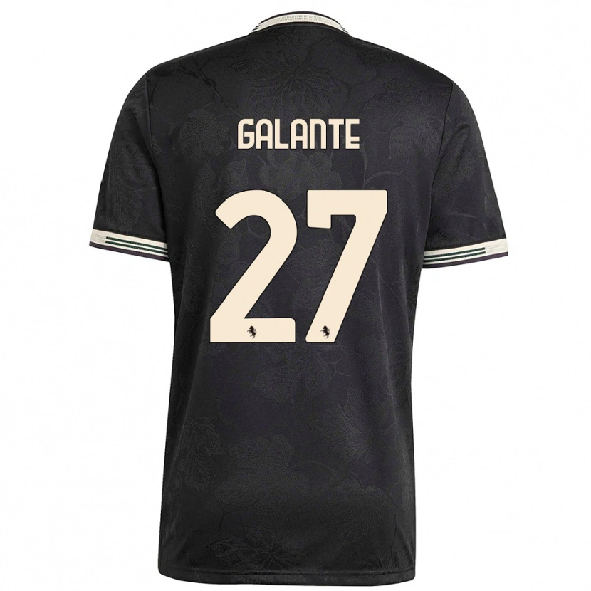 Danxen Herren Tommaso Galante #27 Schwarz Weiß Grün Ausweichtrikot Trikot 2025/26 T-Shirt Österreich