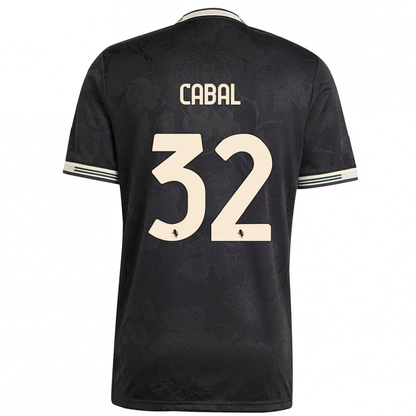 Danxen Herren Juan Cabal #32 Schwarz Weiß Grün Ausweichtrikot Trikot 2025/26 T-Shirt Österreich