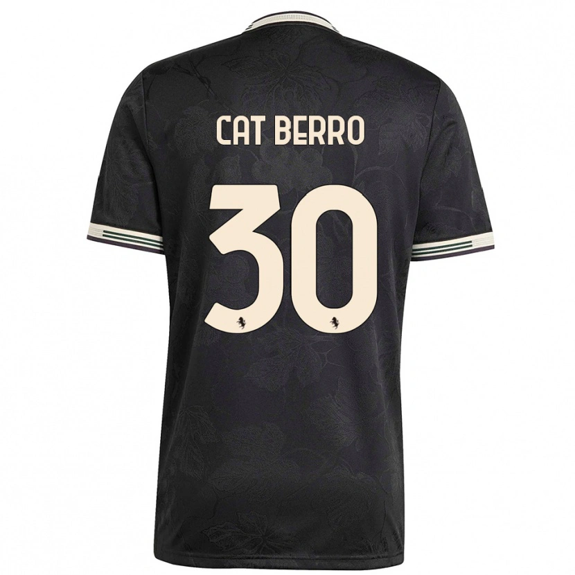 Danxen Herren Simone Cat Berro #30 Schwarz Weiß Grün Ausweichtrikot Trikot 2025/26 T-Shirt Österreich