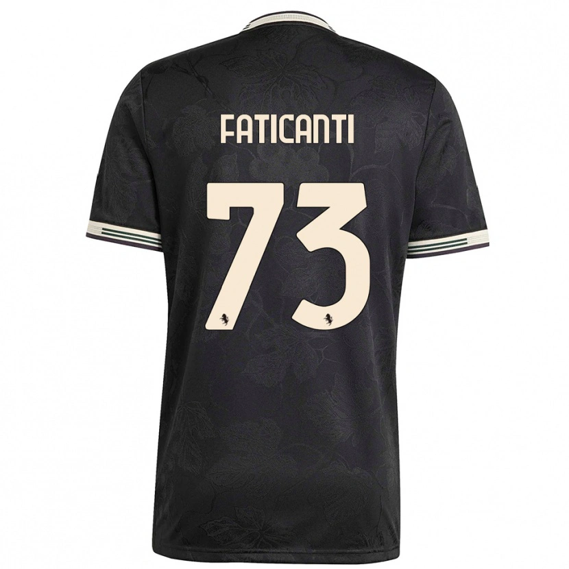 Danxen Herren Giacomo Faticanti #73 Schwarz Weiß Grün Ausweichtrikot Trikot 2025/26 T-Shirt Österreich