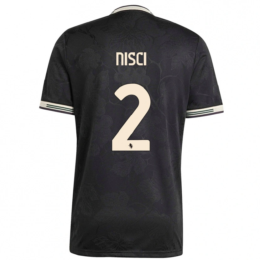 Danxen Herren Alessandro Nisci #2 Schwarz Weiß Grün Ausweichtrikot Trikot 2025/26 T-Shirt Österreich