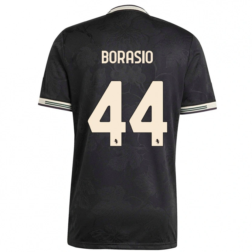 Danxen Herren Benit Borasio #44 Schwarz Weiß Grün Ausweichtrikot Trikot 2025/26 T-Shirt Österreich