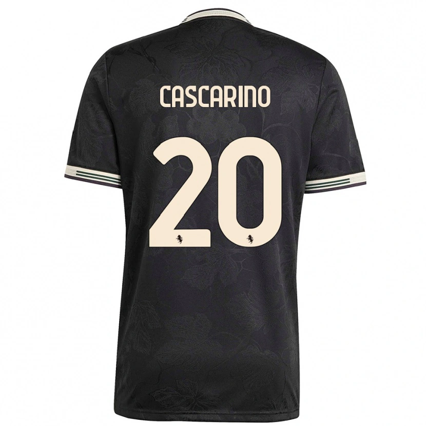 Danxen Herren Estelle Cascarino #20 Schwarz Weiß Grün Ausweichtrikot Trikot 2025/26 T-Shirt Österreich