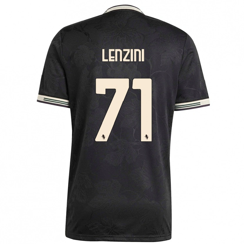 Danxen Herren Martina Lenzini #71 Schwarz Weiß Grün Ausweichtrikot Trikot 2025/26 T-Shirt Österreich