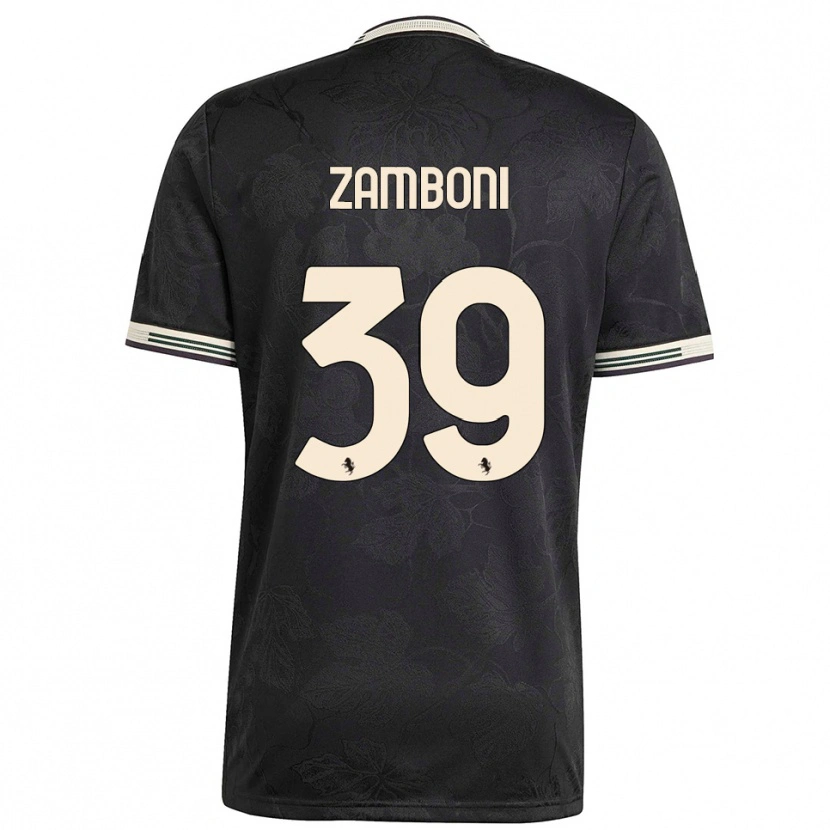 Danxen Herren Marta Zamboni #39 Schwarz Weiß Grün Ausweichtrikot Trikot 2025/26 T-Shirt Österreich