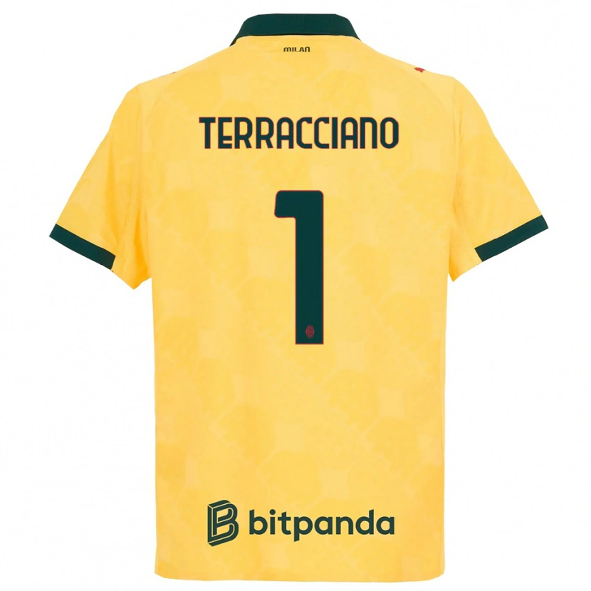 Danxen Herren Pietro Terracciano #1 Gelb Schwarz Ausweichtrikot Trikot 2025/26 T-Shirt Österreich