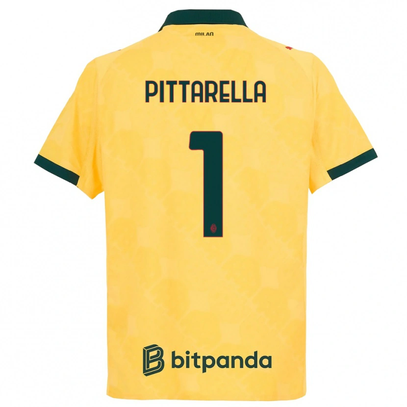 Danxen Herren Matteo Pittarella #1 Gelb Schwarz Ausweichtrikot Trikot 2025/26 T-Shirt Österreich