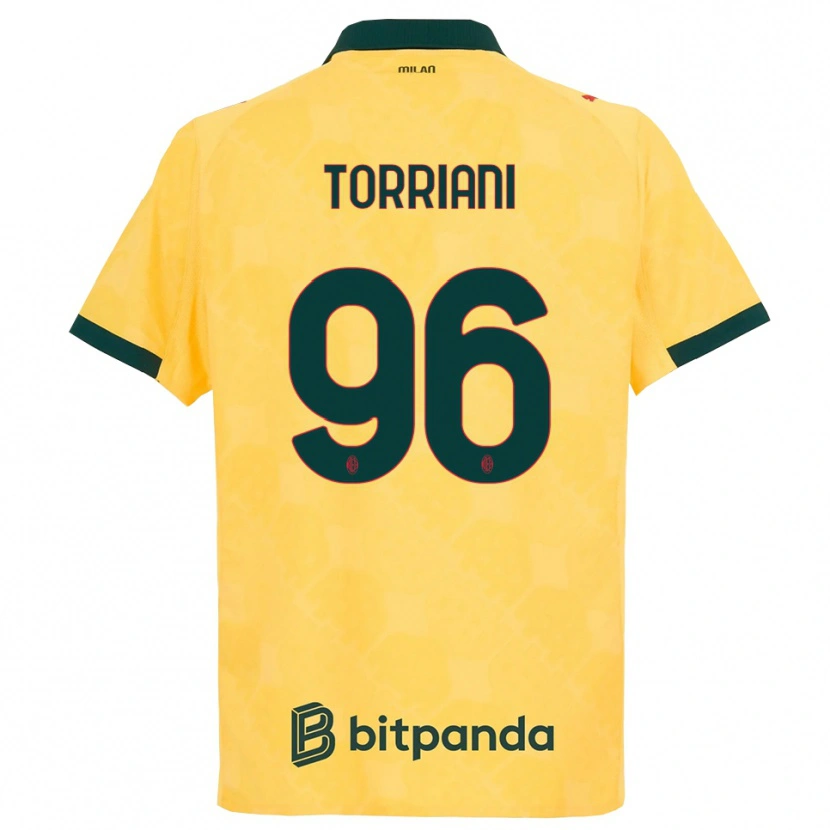 Danxen Herren Lorenzo Torriani #96 Gelb Schwarz Ausweichtrikot Trikot 2025/26 T-Shirt Österreich