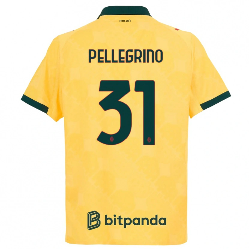 Danxen Herren Marco Pellegrino #31 Gelb Schwarz Ausweichtrikot Trikot 2025/26 T-Shirt Österreich