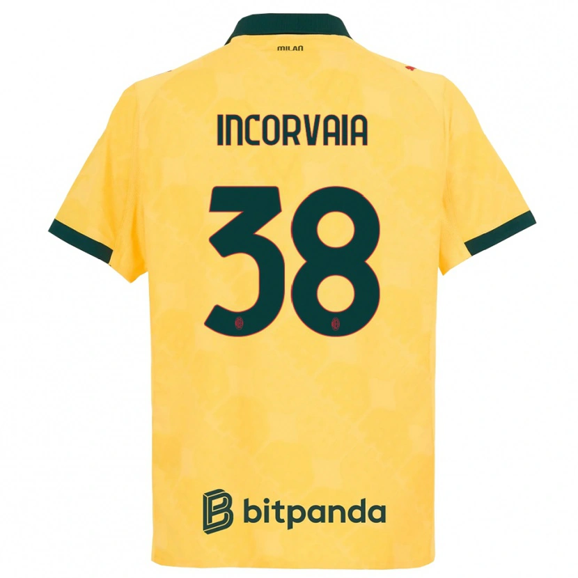 Danxen Herren Giovanni Incorvaia #38 Gelb Schwarz Ausweichtrikot Trikot 2025/26 T-Shirt Österreich