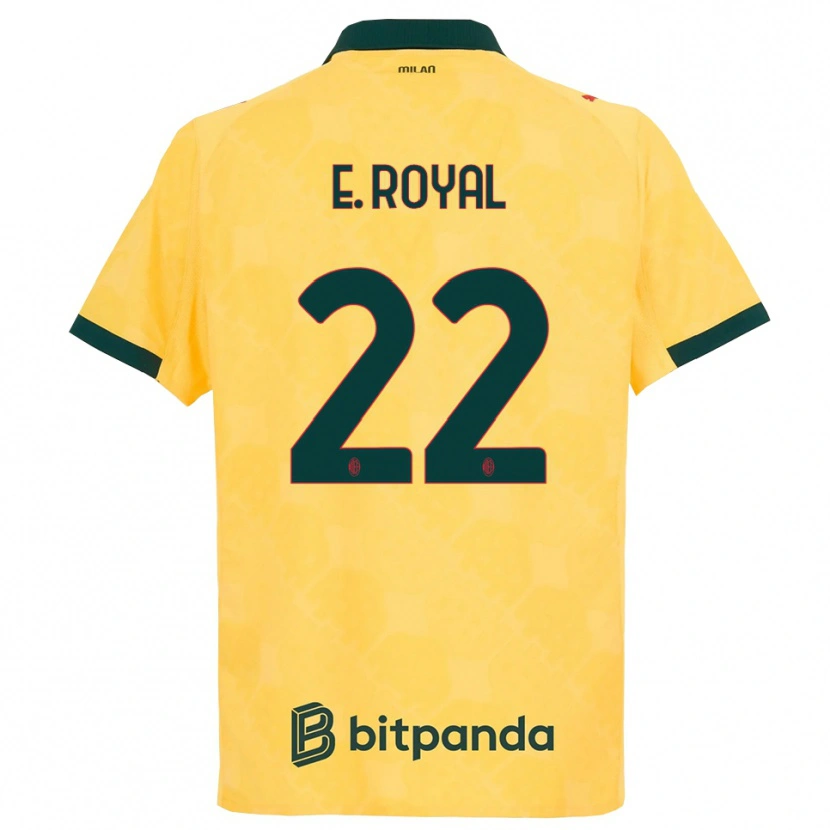 Danxen Herren Emerson Royal #22 Gelb Schwarz Ausweichtrikot Trikot 2025/26 T-Shirt Österreich