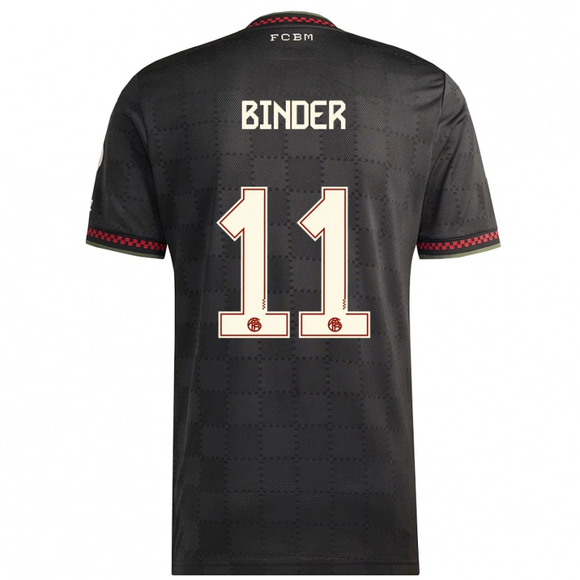 Danxen Herren Tim Binder #11 Schwarz Weiß Ausweichtrikot Trikot 2025/26 T-Shirt Österreich