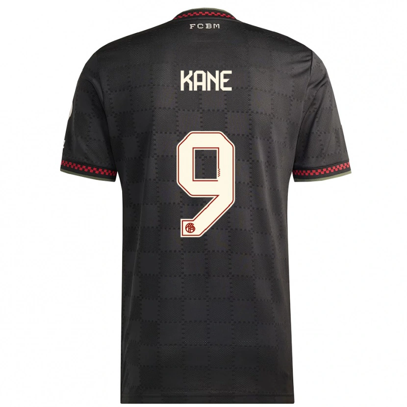 Danxen Herren Harry Kane #9 Schwarz Weiß Ausweichtrikot Trikot 2025/26 T-Shirt Österreich