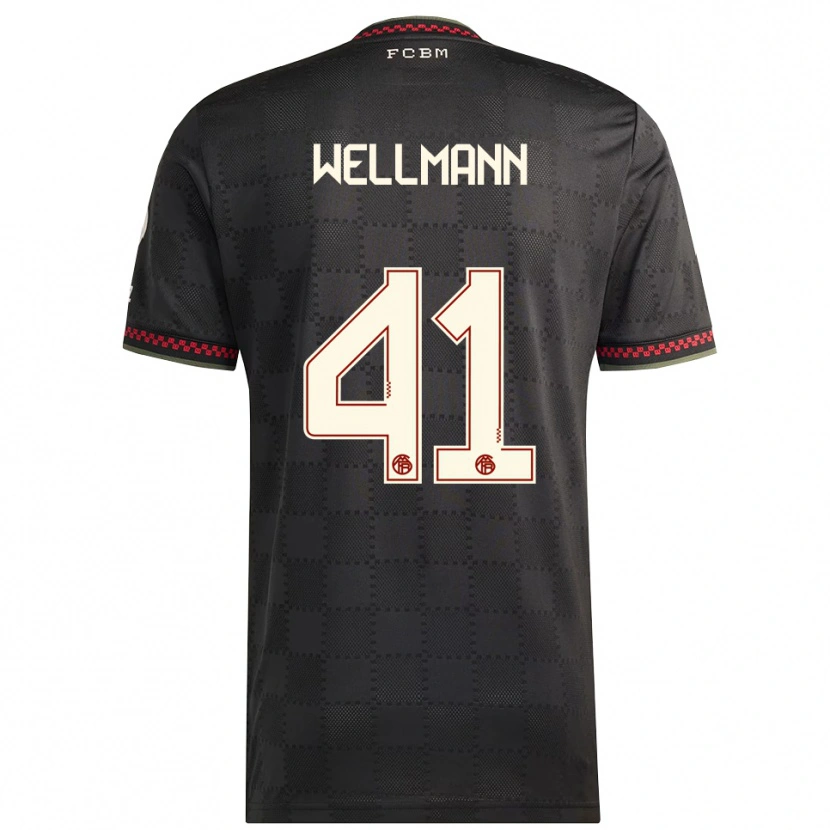 Danxen Herren Anna Wellmann #41 Schwarz Weiß Ausweichtrikot Trikot 2025/26 T-Shirt Österreich
