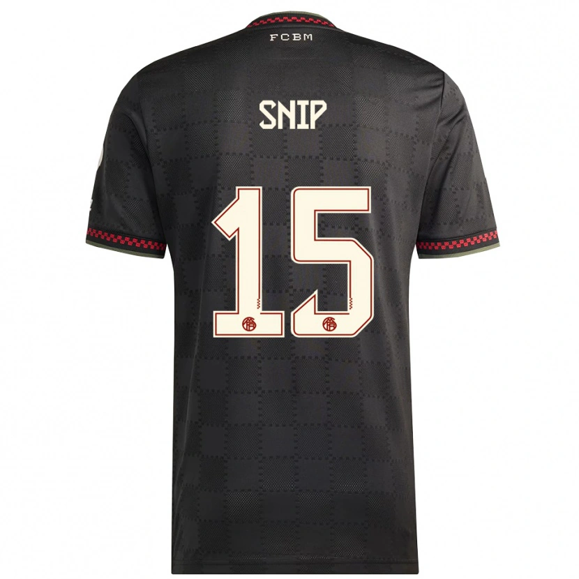 Danxen Herren Roy Snip #15 Schwarz Weiß Ausweichtrikot Trikot 2025/26 T-Shirt Österreich