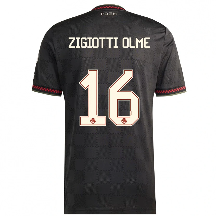 Danxen Herren Julia Zigiotti Olme #16 Schwarz Weiß Ausweichtrikot Trikot 2025/26 T-Shirt Österreich