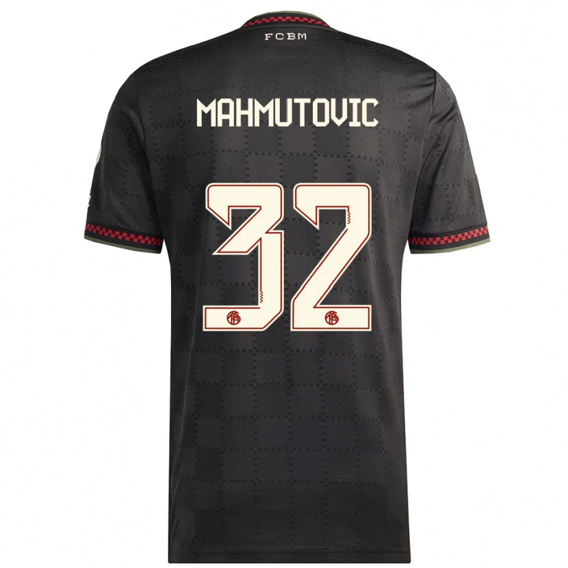 Danxen Herren Ena Mahmutovic #32 Schwarz Weiß Ausweichtrikot Trikot 2025/26 T-Shirt Österreich